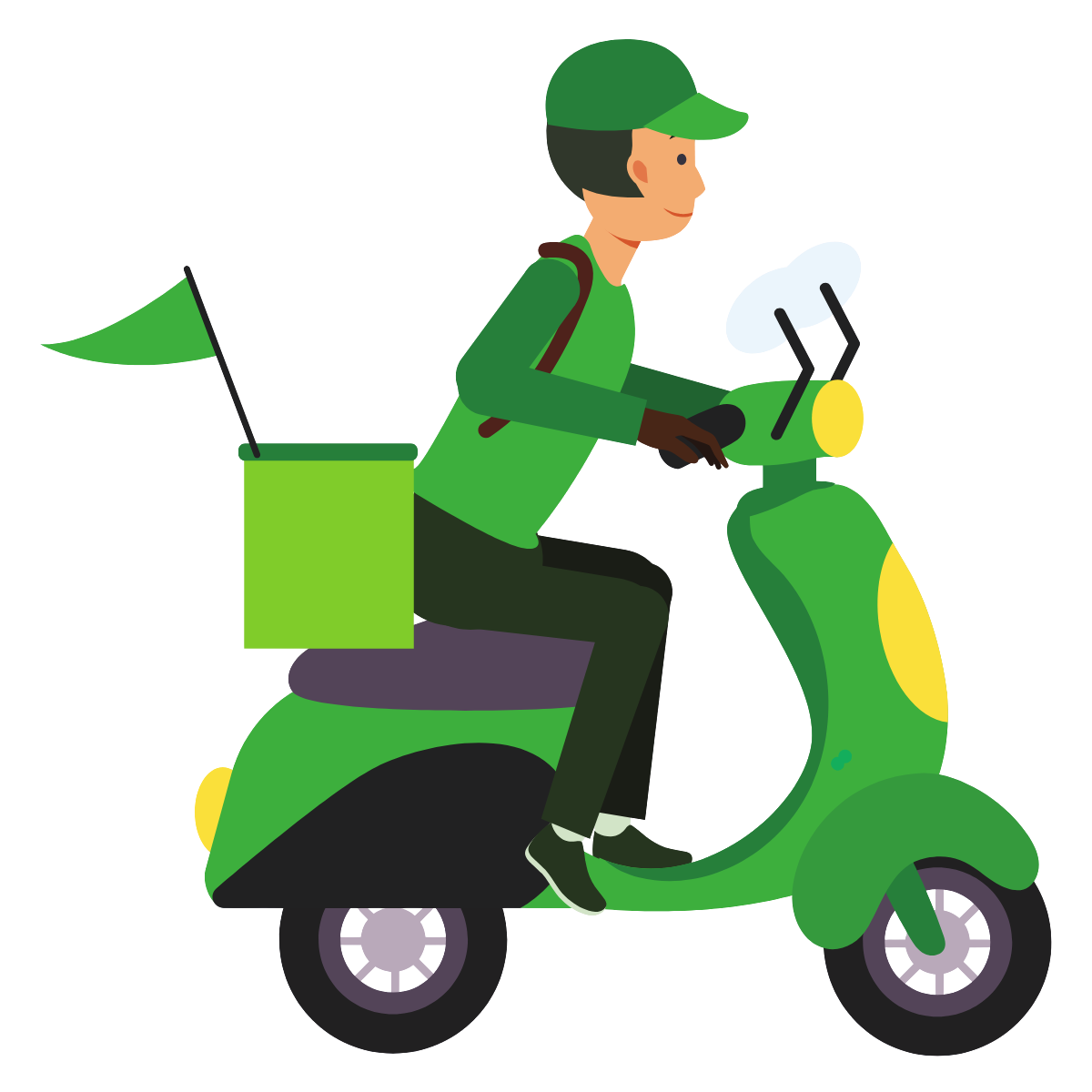 Amplia red de Repartidores